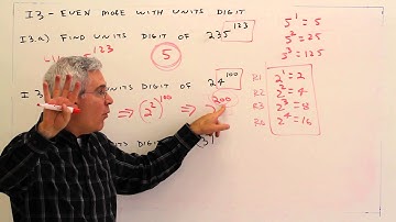 I3--Even More With Units Digit