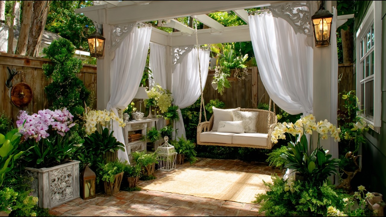 15 Beautiful Orchid Garden Design Ideas with Pergola: Backyard's Secret Paradise Escape!