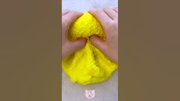 Crunchy Slime ASMR 🍿 Popcorn Floam from Amazon