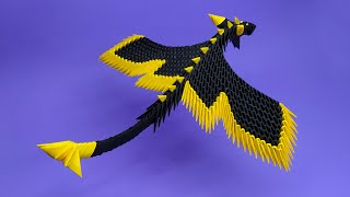 3D Origami Dragon Tutorial