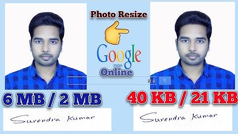 How to Resize Photo and Signature in Mobile/ Image Resize Kaise Kare/ Passport Size Photo Resize