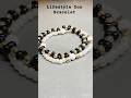 Black &amp; White Bracelets | Minimalist Jewelry Duo for Everyday Style | #diy #handmade #craft
