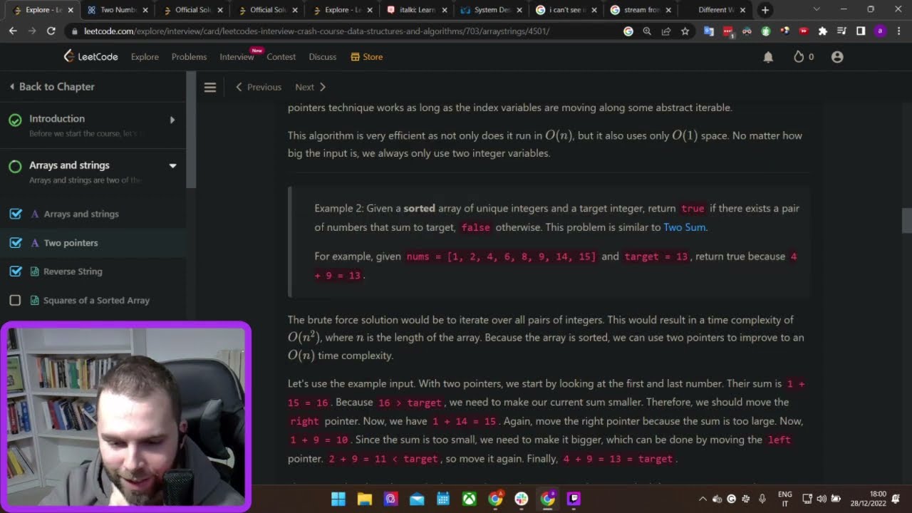 Algoritmi - Two Number Sum e presentazione dei pattern risolutivi - Two Pointers
