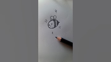 How to draw an easy Bee 🐝 Tutorial #foryou #drawing #art #shorts #howtodraw #easydrawing #tutorial