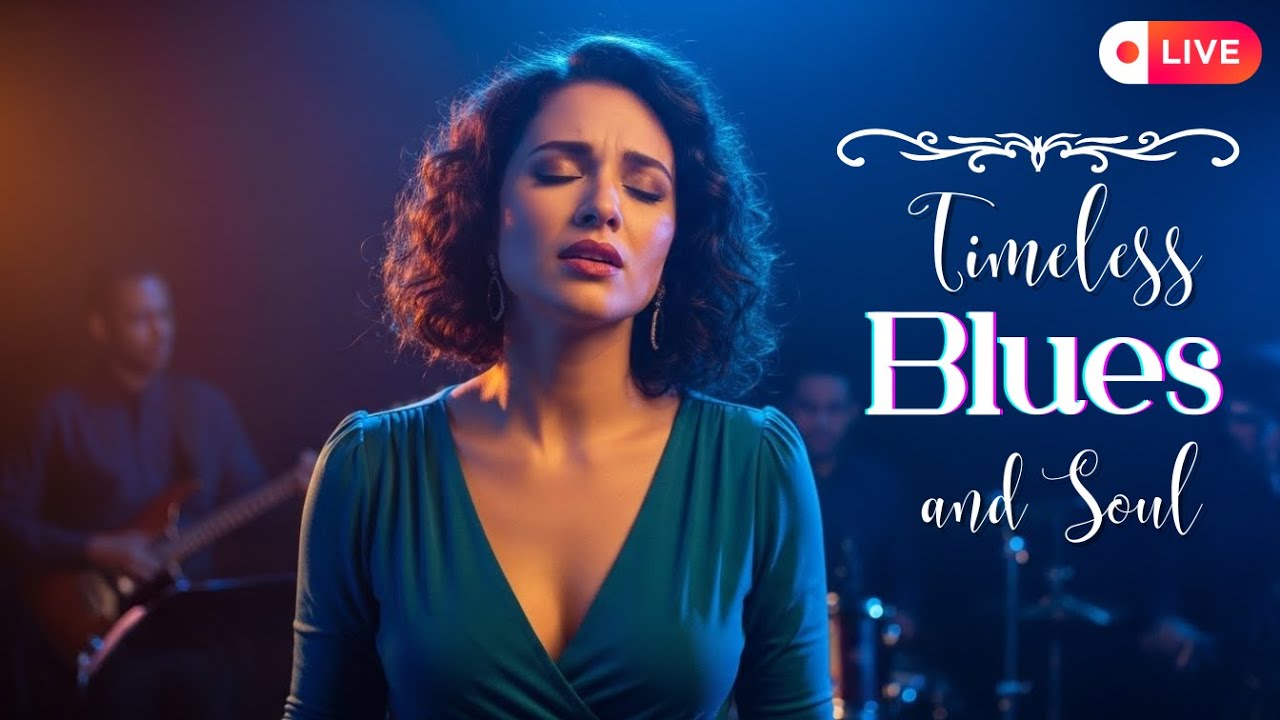 🔴 LIVE Deep Blues Soul Session 💫 | Vintage Jazz Lounge Atmosphere