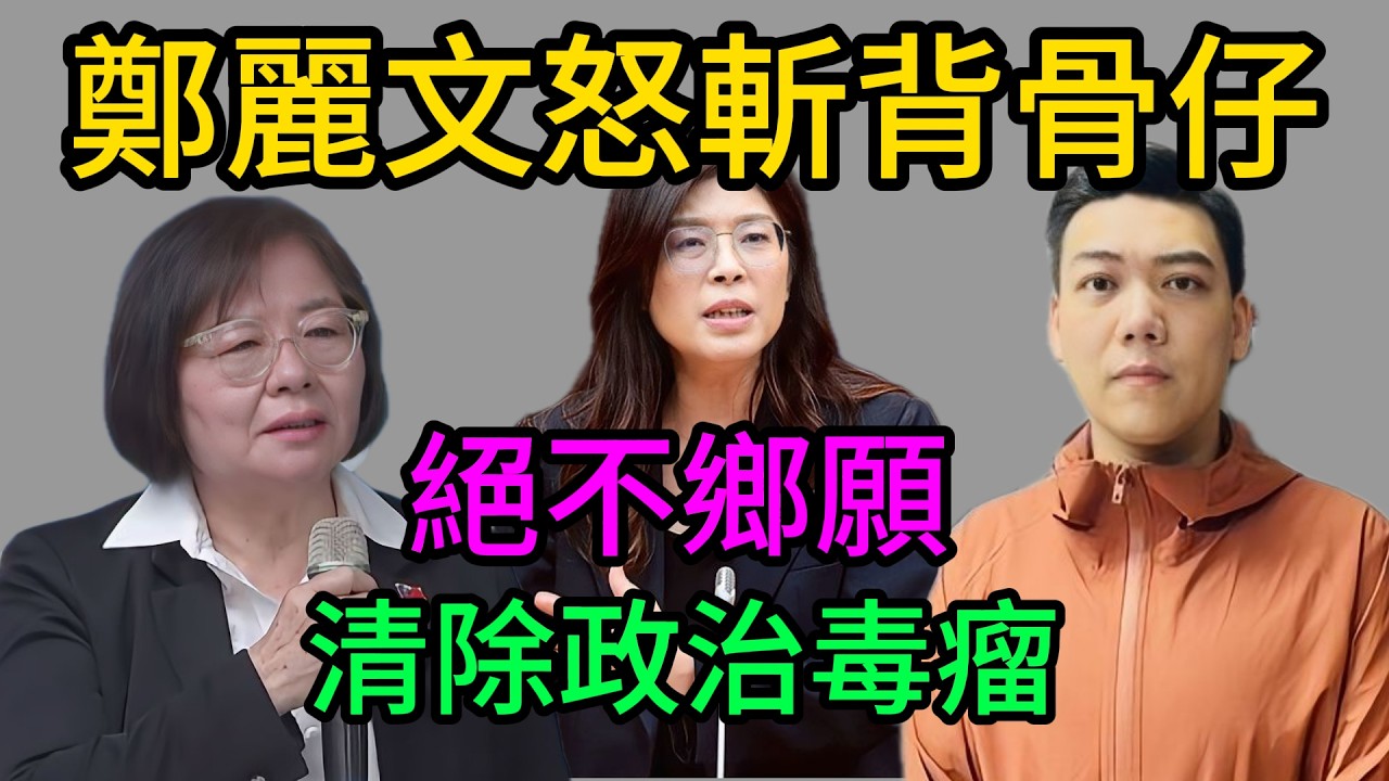 鄭麗文不忍了！揮刀痛斬“背骨仔”！賴和任背叛恩人還詭辯，國民黨迎來史上最血腥“刮骨療傷”#賴苡任#黃呂錦茹#鄭麗文#國民黨#KMT#臺北市議員#假連署#罷免案內幕#羈押禁見#電子腳鐐#千萬交保#背骨仔