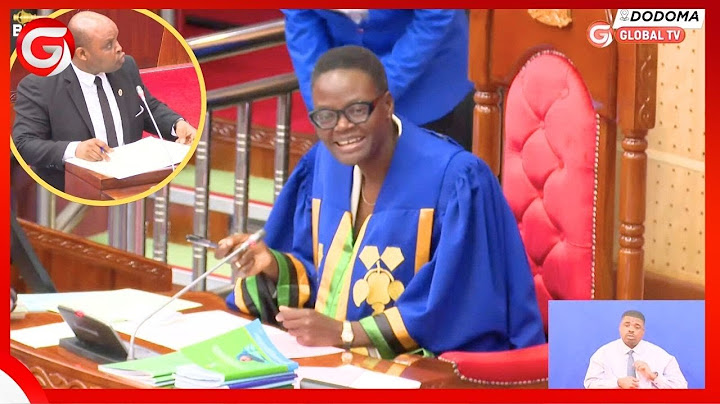 SPIKA TULIA AMTETEA NAIBU WAZIRI kwa WABUNGE - "SIYO WIZARA YAKE HATAWEZA KUJIBU HAYO MASWALI"..