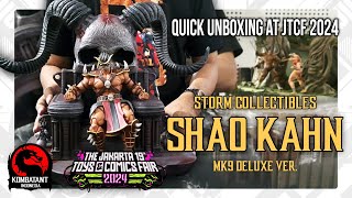 Quick Unboxing Storm SHAO KAHN MK9 Deluxe ver at The Jakarta Toys & Comic Fair 2024 by Kombatant ID