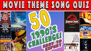 Guess The 90's Movie Theme Song QUIZ CHALLENGE (50 Tracks)