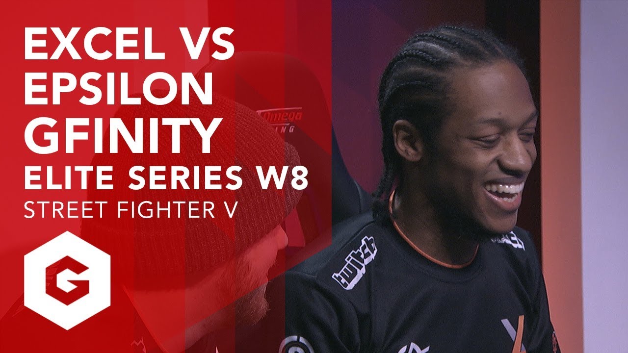 SFV: EXCEL VS EPSILON FULL MATCH (G2W8 - GFINITY ELITE SERIES SEASON 1)