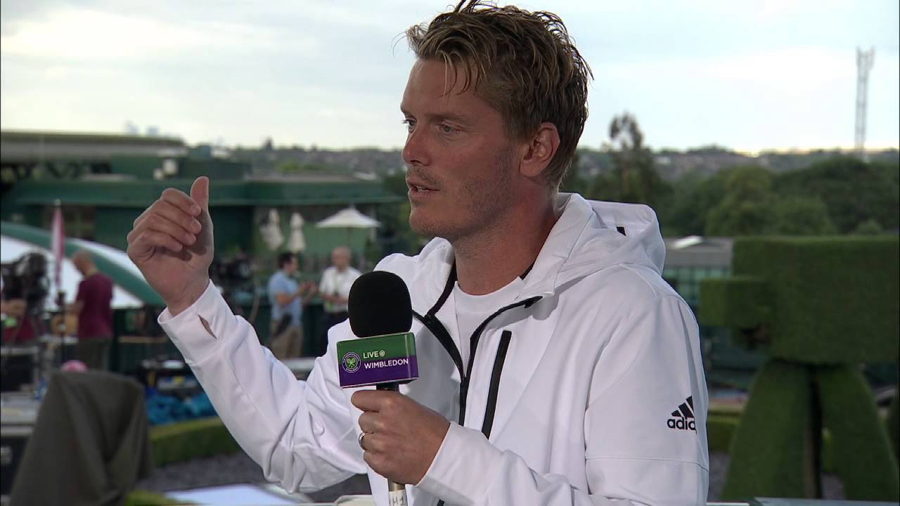 Thomas Enqvist visits the Live Wimbledon studio