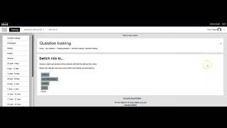 Change your role to student in Moodle