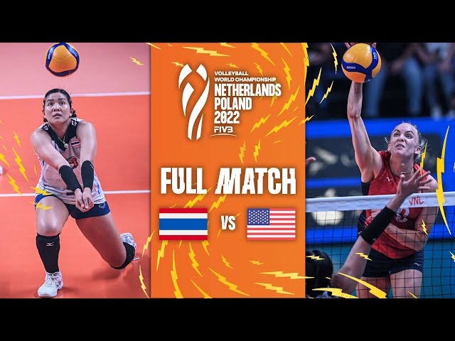 🇹🇭 Thailand vs. 🇺🇸 USA - Full Match | Women’s World Championship 2022 class=