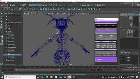 Basic Character Rigging Part 02 | Controllers, Constraints, Blend Shape, Skinnning