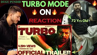 Turbo Malayalam Trailer🔥REACTION🔥| Mammootty Sir | Malyalam Cinema On Fire |