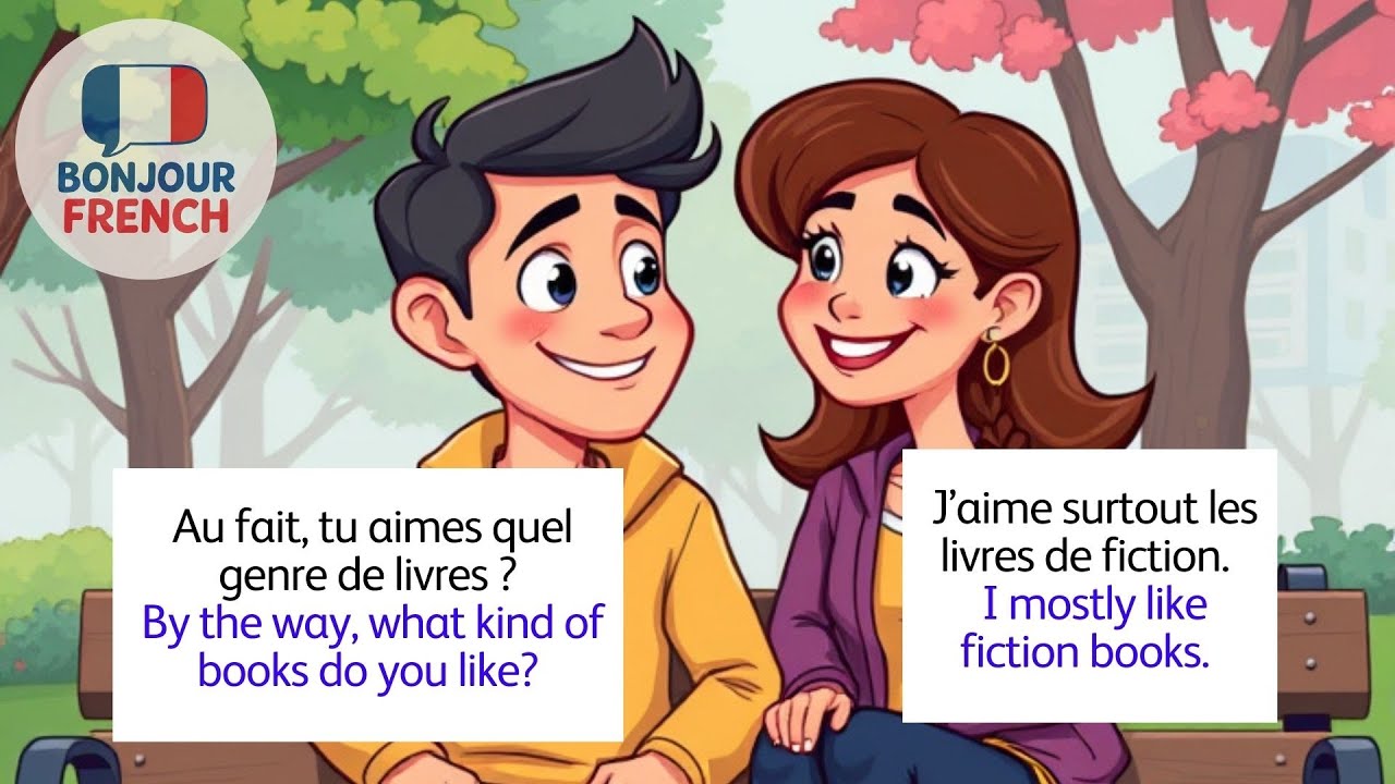 French Speaking Practice: Natural Dialogue with English Translation