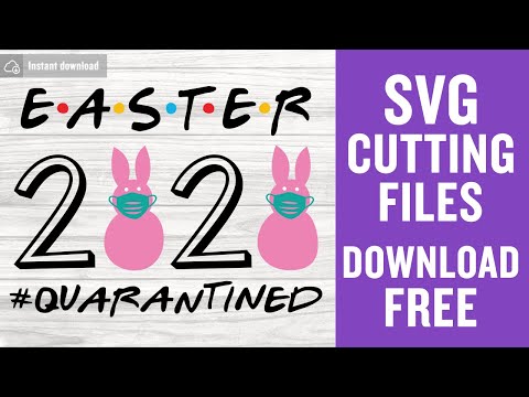 Easter Quarantined Svg Free Cutting Files for Silhouette Cameo Instant Download