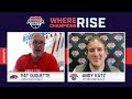 Pat Duquette Chats With Andy Katz about UMass Lowell's Success