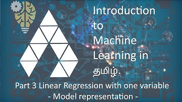 Machine learning in TAMIL Part 3 Linear Regression with one variable - model representation.