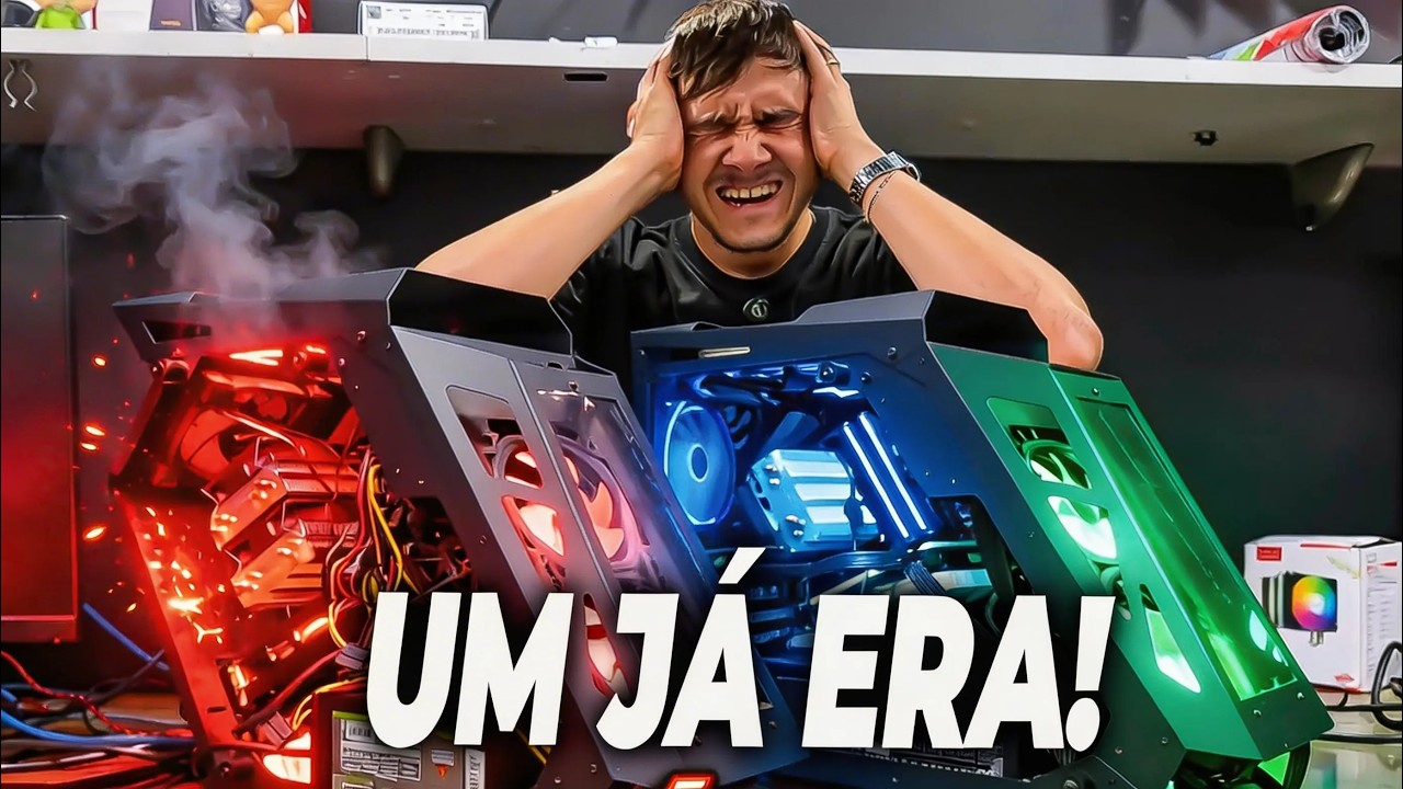 2 PCs GAMER NA BANCADA… UM NÃO SOBREVIVEU!? ☠️