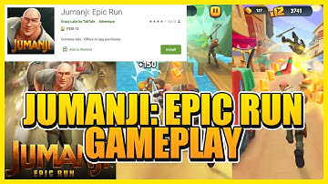 Jumanji: Epic Run -The Rock - Android | iOS | Gameplay FULL HD
