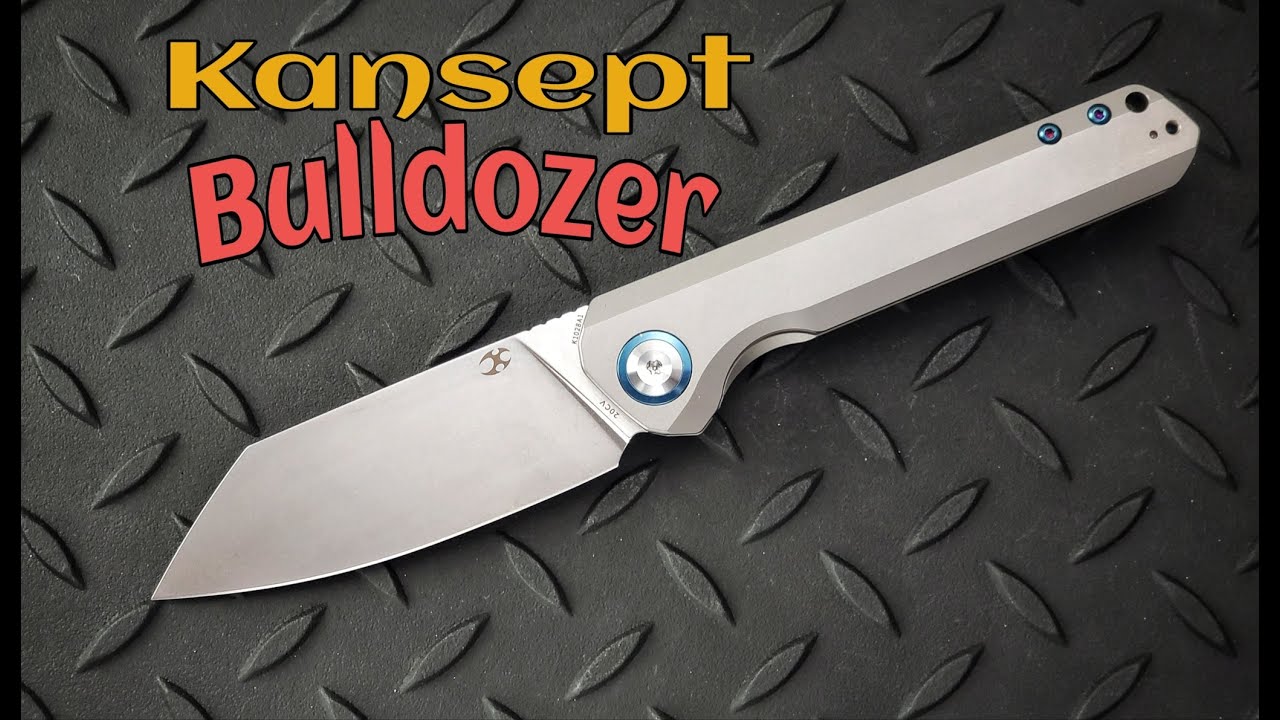Kansept Bulldozer:  New Front Flipper Knife Review - Kim Ning Design