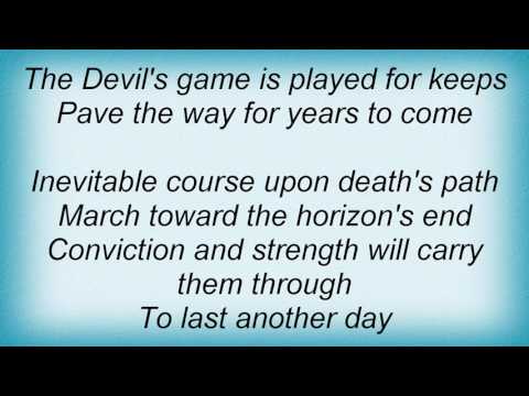 Immolation - A Thunderous Consequence Lyrics