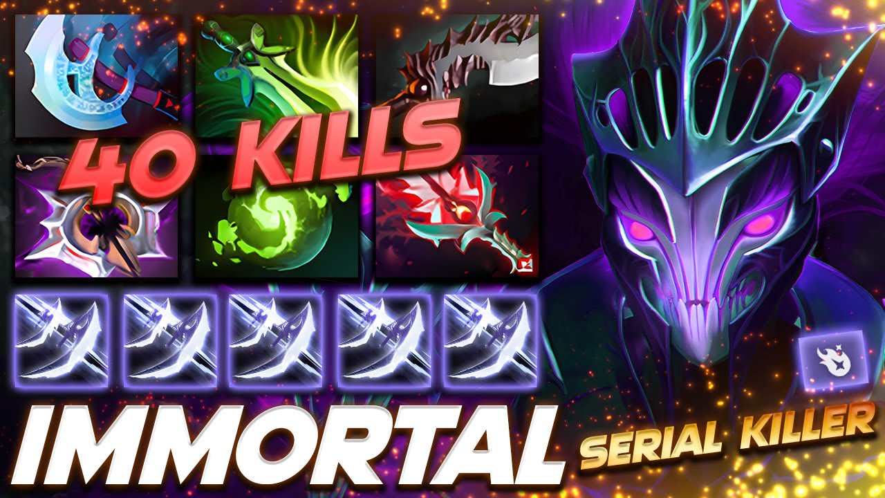 Spectre 40 Frags Awesome All Map Hunter - Dota 2 Pro Gameplay [Watch & Learn]