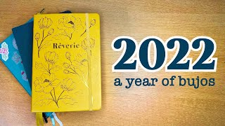 Flip Through my 2022 Bullet Journals