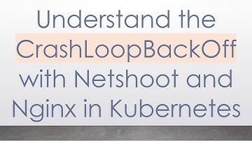 Understand the CrashLoopBackOff with Netshoot and Nginx in Kubernetes