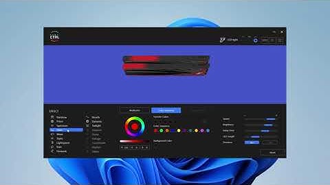 Kingston FURY CTRL settings