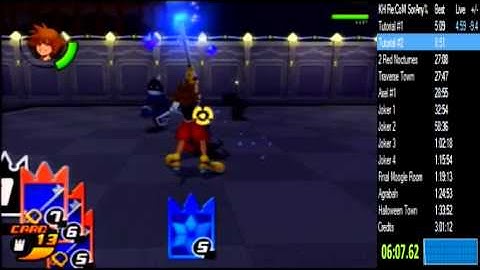Kingdom Hearts Re: Chain of Memories Speedrun - Sora Story Any% Standard - Part 1/19