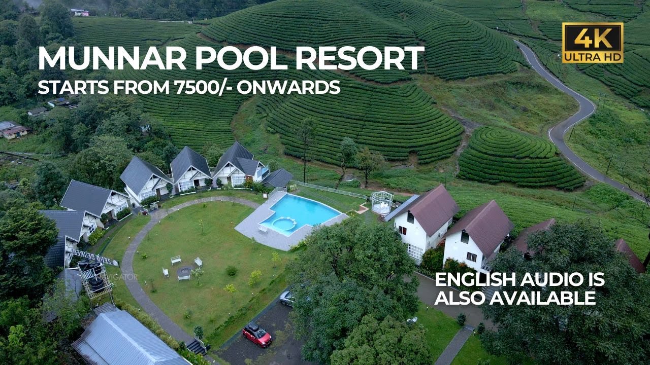 Pool Resort in Munnar | Couple Friendly | Family | Private Cottage | Vlog#93