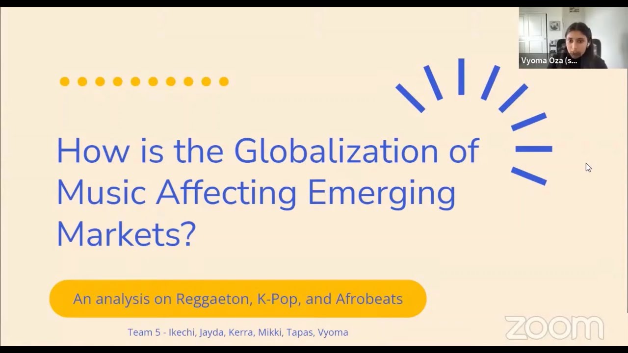 Measure of Music 2023 | Team 5: Globalization Affecting Emerging Markets [First Round Presentations]