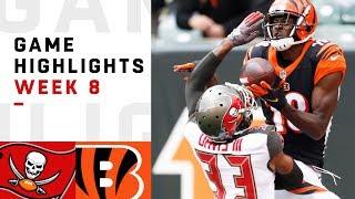 Buccaneers vs. Bengals Week 8 Highlights | NFL 2018