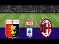 🔴 In Diretta : Genoa vs AC Milan | Serie A 2025/26 | Video Game Simulation