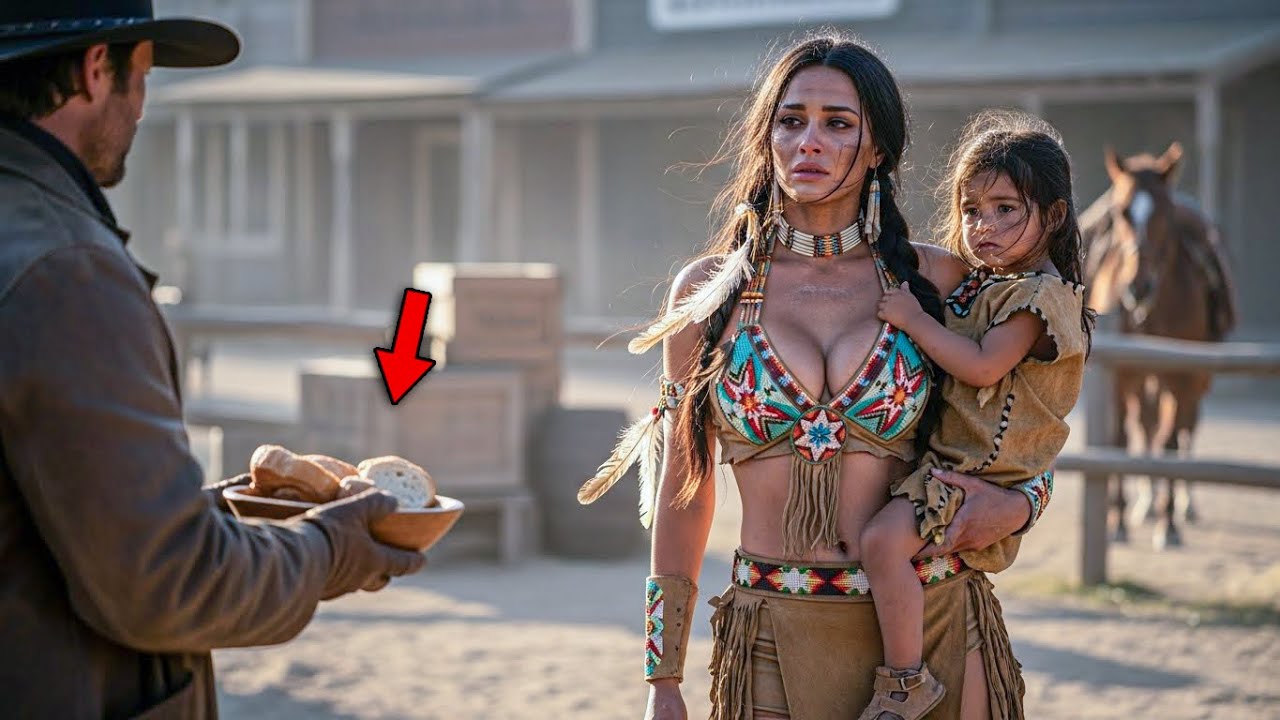 Comanche Woman Offered Herself to Save Her Starving Daughter… But the Rancher Fed Them Instead..