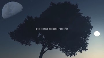 Cinema 4D + Forester Tree Animation