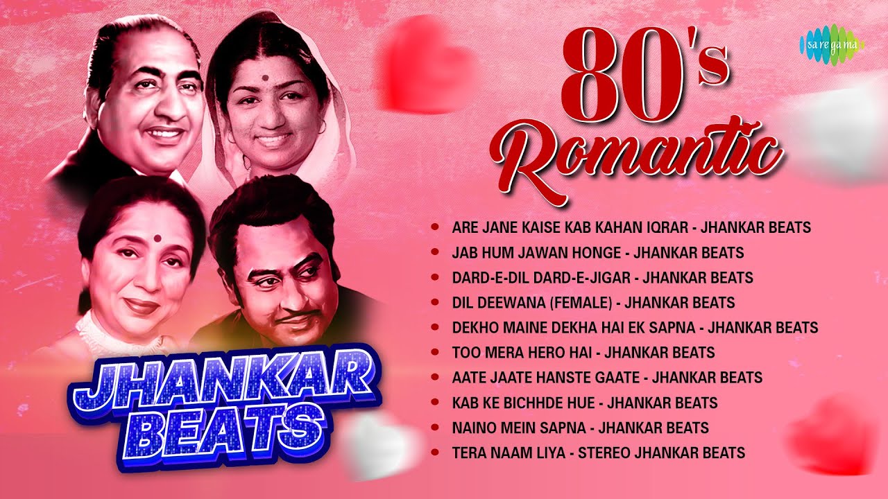 80s Romantic Jhankar Beats  Dard e dil Dard e Jigar  Naino Mein Sapna Tera Naam Liya Dil Deewana