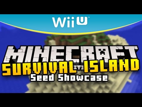 Minecraft Wii U Survival Island Seed Showcase Best Seeds On Nintendo Wii U Youtube