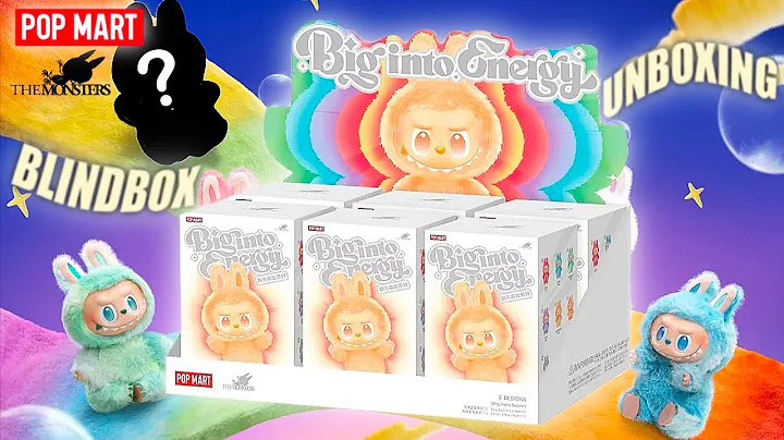 [ASMR] Pop Mart Labubu Big Into Energy Full Set Blind box Unboxing | Vinyl Face Plush Pendant