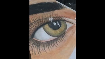 realistic eye portrait part 2 || #shorts