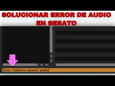 COMO SOLUCIONAR EL ERROR DE AUDIO DE SERATO DJ!!