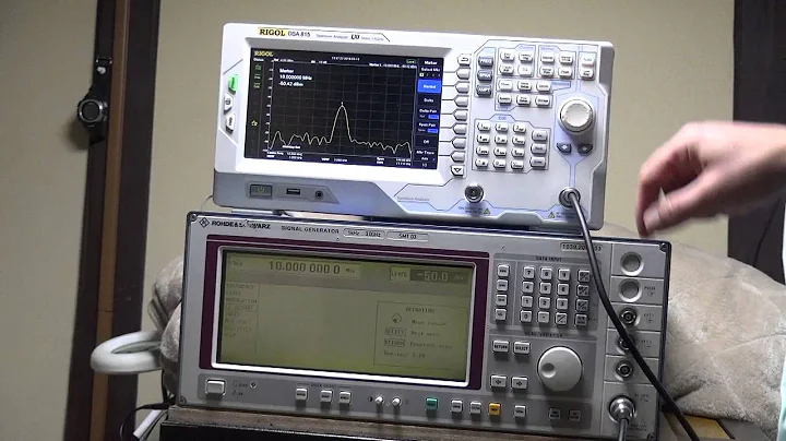 R&S SMT03 RF SIGNAL GENERATOR PART V HARMONICS JE1RYS MARCH 12 2016
