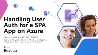 Handling User Auth for a SPA App on Azure