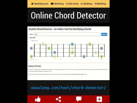 Ukulele Chord Detector – Online Tool Demo #Shorts