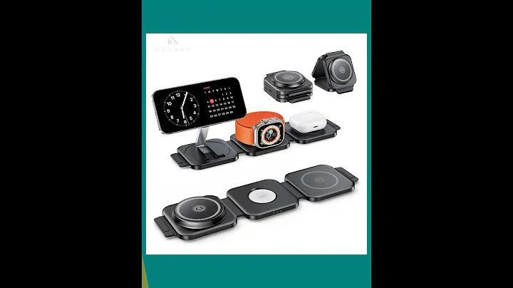 Premium Foldable 3-in-1 Magnetic Wireless Charging Station