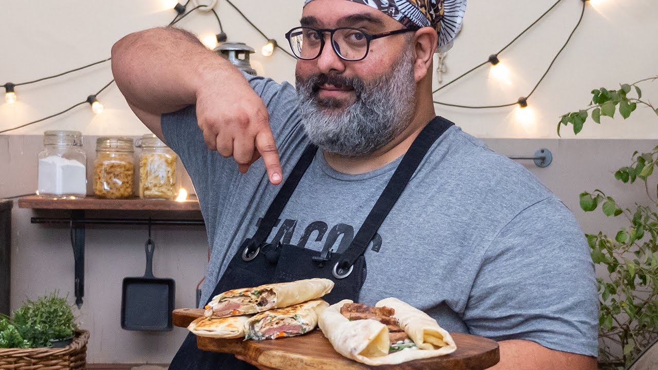 الشاورما اشهر ساندوتش في العالم ,الشيف محمد صلاح هيعمل شاورما بس مش اي شاورما !! شاورما بط😋