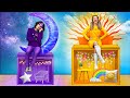 Девочка День против Мальчика Ночь! Челлендж с домом одного цвета | Смешные проблемы сиблингов