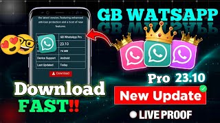 GB WhatsApp Ki New Update 23.10F | GB WhatsApp Ki New Update Download Karen | Login GB whatsapp 2025